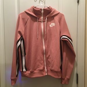 Nike / Full Zip Hoodie Jacket / Blush Pink / XL